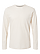 Long Sleeve Fine Jersey Shirt Natural Heather Ghosted Front View