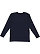 UNISEX LNG SLV FINE JERSEY TEE Navy Back