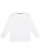 UNISEX LNG SLV FINE JERSEY TEE White 