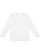 UNISEX LNG SLV FINE JERSEY TEE White Back