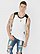 MENS CONTRAST BACK TANK  