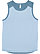MENS CONTRAST BACK TANK Light Blue/Indigo 