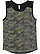 MENS CONTRAST BACK TANK Vintage Camo/Black 
