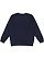 ADULT ELEVATED FLEECE CREW Navy Back