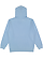 Unisex Pullover Fleece Hoodie Lt. Blue 1