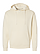 Pullover Fleece Hoodie Natural Ghosted Front View