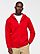 Full Zip Fleece Hoodie Red 1