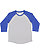 MENS BASEBALL TEE Vintage Heather/Vintage Royal 