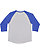 MENS BASEBALL TEE Vintage Heather/Vintage Royal Back