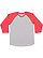 MENS BASEBALL TEE Vintage Heather/Vintage Red 