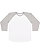 MENS BASEBALL TEE White/Vintage Heather 