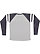 UNISEX GAMEDAY MASHUP LNG SLV Vn Hthr/Vn Navy/Blnded Wht Back