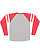 UNISEX GAMEDAY MASHUP LNG SLV Vn Heather/Vn Red/Blnded Wht Back