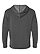 Pullover Vintage Wash Hoodie Washed Black Ghosted Back View