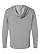 Pullover Vintage Wash Hoodie Washed Gray Ghosted Back View