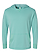 Pullover Vintage Wash Hoodie Washed Saltwater Ghosted Front View