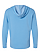 Pullover Vintage Wash Hoodie Washed Tradewind Ghosted Back View
