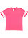 MENS FOOTBALL TEE Vintage Hot Pink/Blended White 