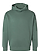 Unisex Luxury Heavy Hoodie Basil Ghosted Front View