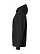 Unisex Luxury Heavy Hoodie Black Ghosted Side View