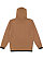 ADULT STATEMENT FLEECE HOODIE Coyote Brown/Black Back