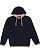 ADULT STATEMENT FLEECE HOODIE Navy/Titanium 