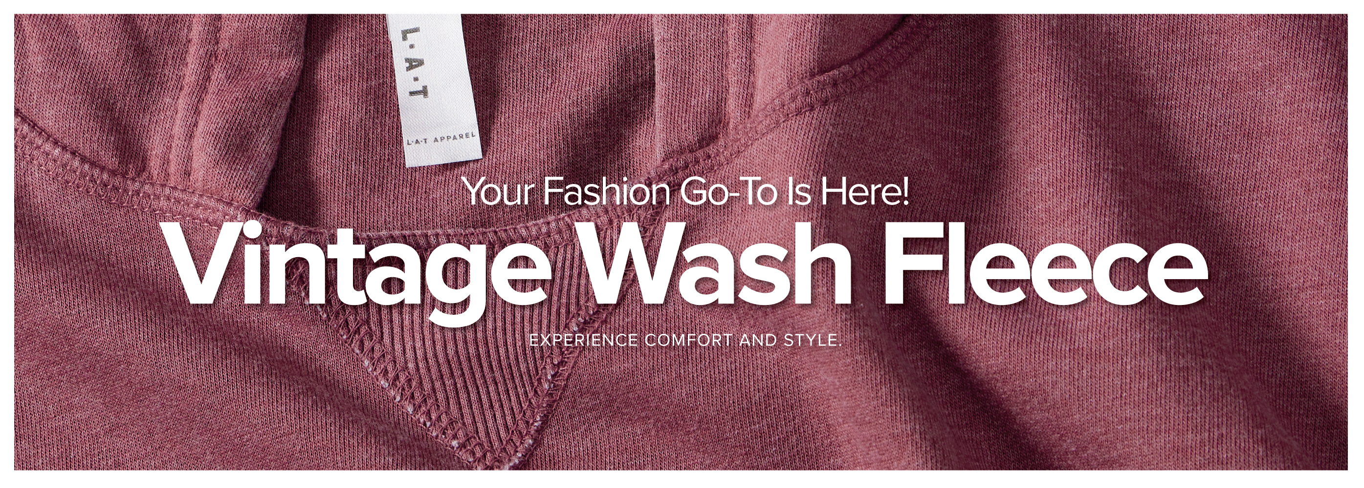 NEW!  Vintage Wash Fleece