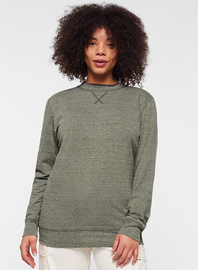 6935 UNISEX VINTAGE WASH TEE WEATHERED MILITARY GREEN